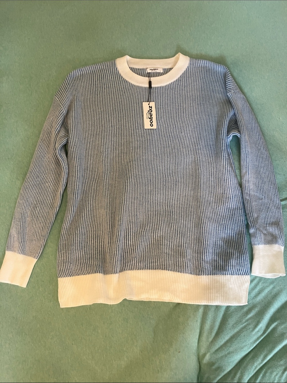 Women’s Cute Casual Lightweight Blue Sweater